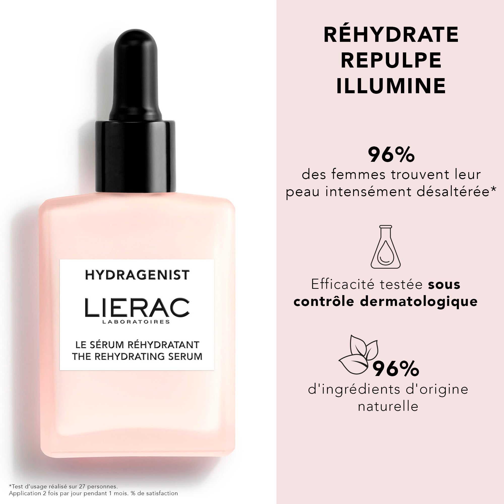 Image secondaire de Sérum Réhydratant Éclat LIERAC - 30ml - Infusion d'Hydratation pour Tous Types de Peaux