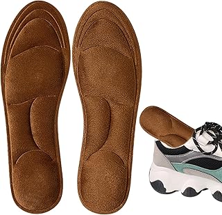 冬靴インソール - ユニセックスふわふわフットインサート、厚くて暖かいパッド |高弾性スポンジとベルベット、柔らかくカットしてフィットする靴ライナー、断熱された快適な熱サポート、ブーツを履く大人に最適