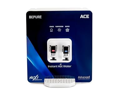 Bepure Ace Copper+ Hot and Normal 9L RO+UV+UF+TDS+ Copper Alkaline Water Purifier with hot water function| 8 Stage Water Purification| Best Alkaline Water Purifier for home| Works Up to 3000 ppm TDS