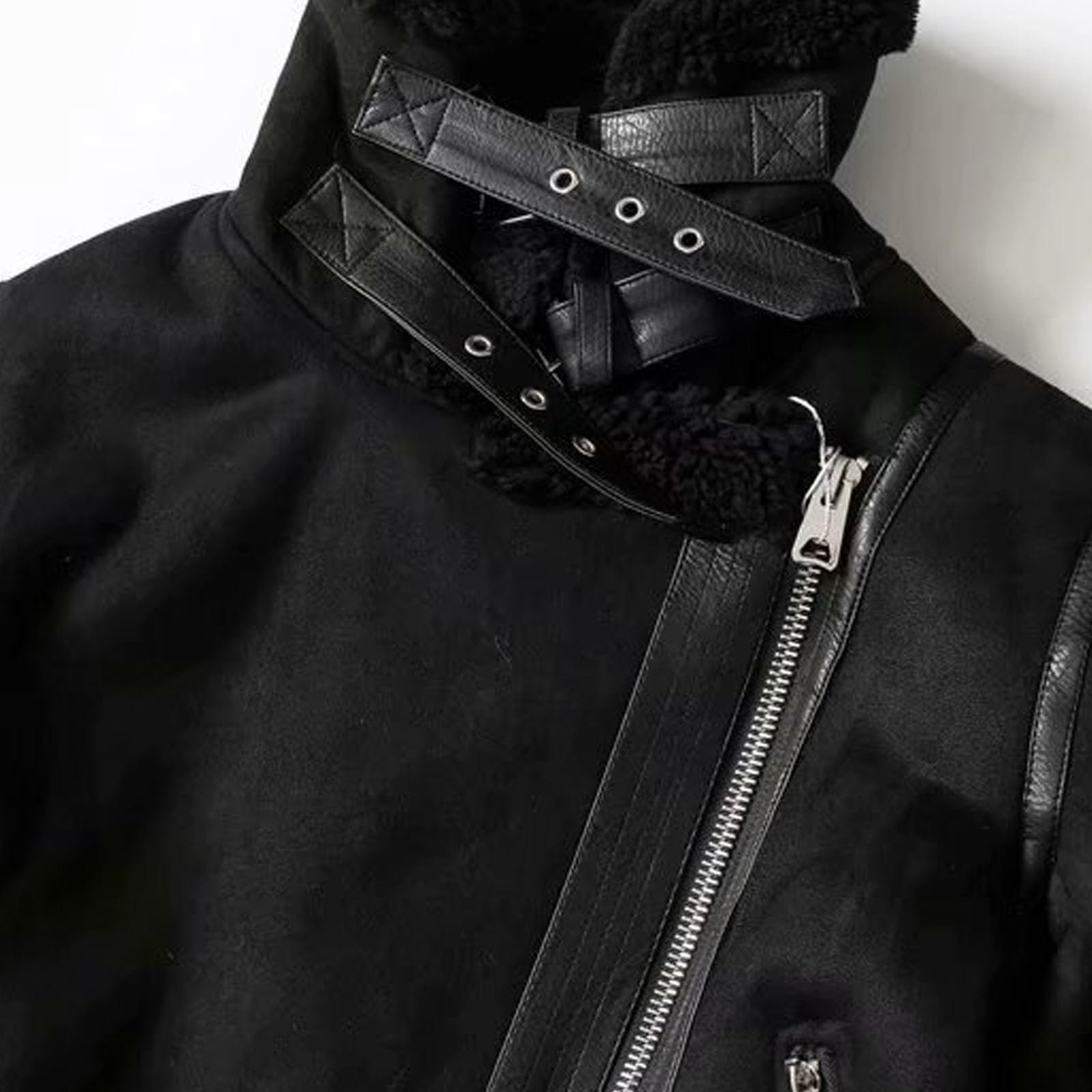 Giacca in pelle sintetica da donna, parka con fodera spessa, cappotto invernale in montone, giacca pelle, cappotti invernali alla moda 2025