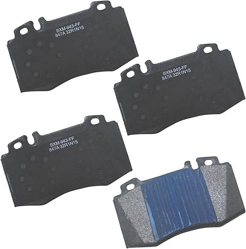 Vista 28 de Bendix Premium SBM8 - Pastillas de freno semimetálicas Premium para modelos seleccionados Buick Special, Camaro, Corvette, Phaeton, Olds F85, Vista