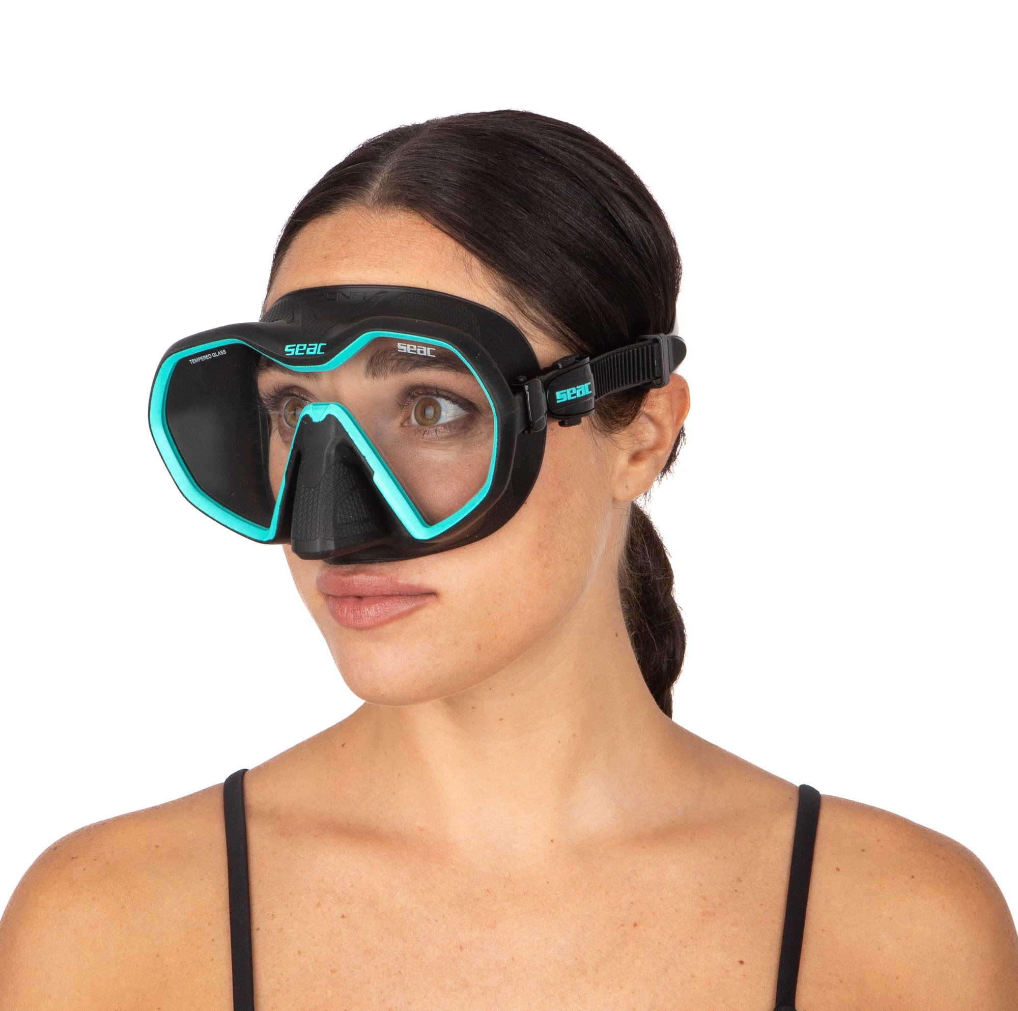 Seac Icona, rahmenlose Einglas-Tauchmaske, 100% Made in Italy