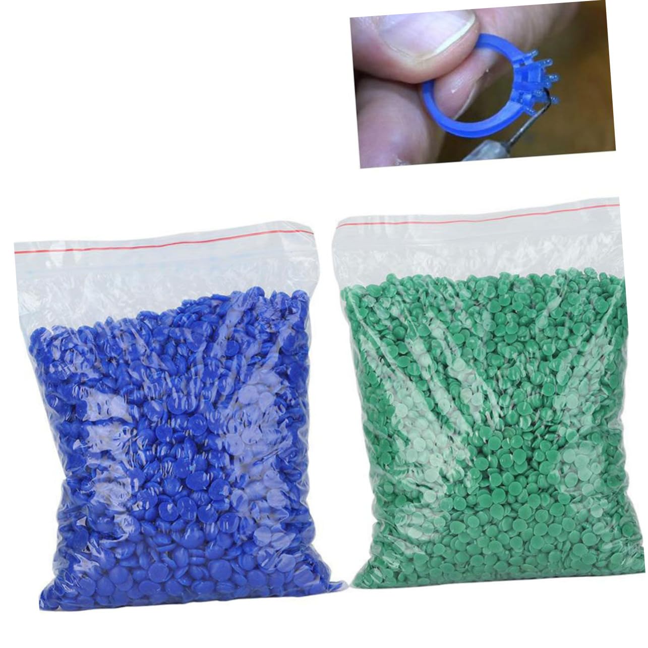 FOMIYES 450pcs Jewelry Casting Wax Beads Universal Wax Mold Low Temperature Hemispherical Type Beads for Ring Making