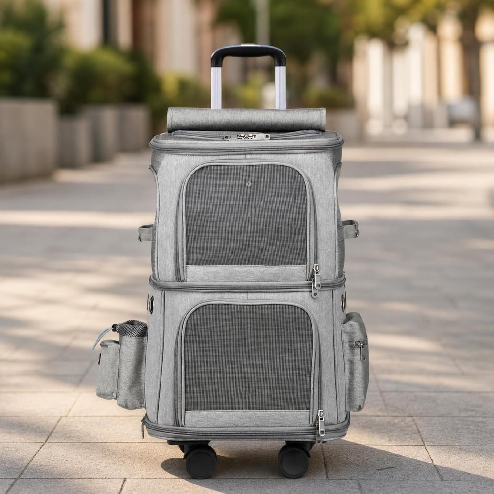 Faltbar Transportbox mit Rärn, Dunkelblau