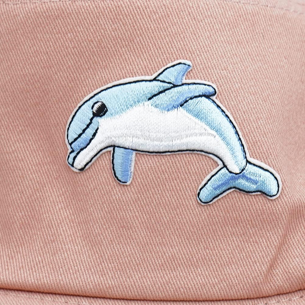 Cotton Bucket Hat Solid Color Beach Hat Summer Travel Sun Hats Fisherman Cap - Image 4