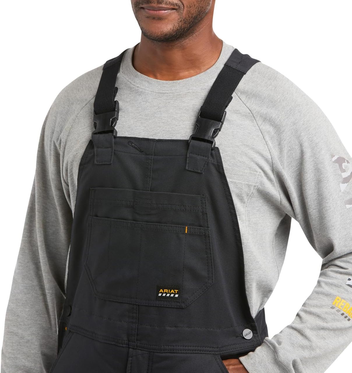 ARIAT Men's Rebar DuraCanvas Stretch Insulated Bib