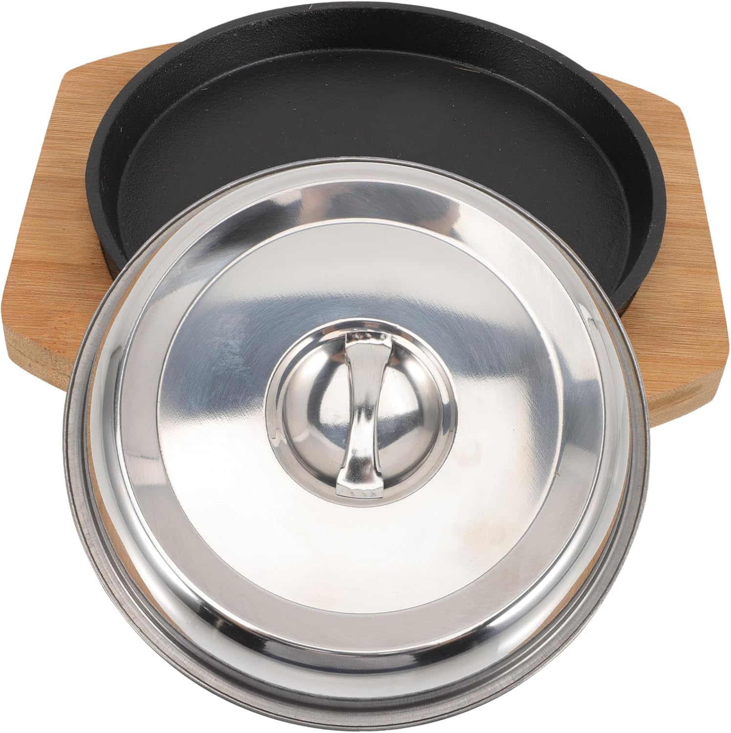 Cooking Pan for Restaurant Non-stick Serving Tray Teppanyaki Grill Pan Uniform Heat Conduction Wear-resistant