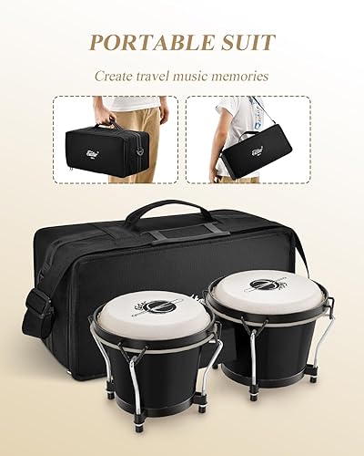 Miniatura 15 de Eastar Tambores Bongo 7" y 8" para acabado antiguo especial profesional, EBO-21 Antique Finish