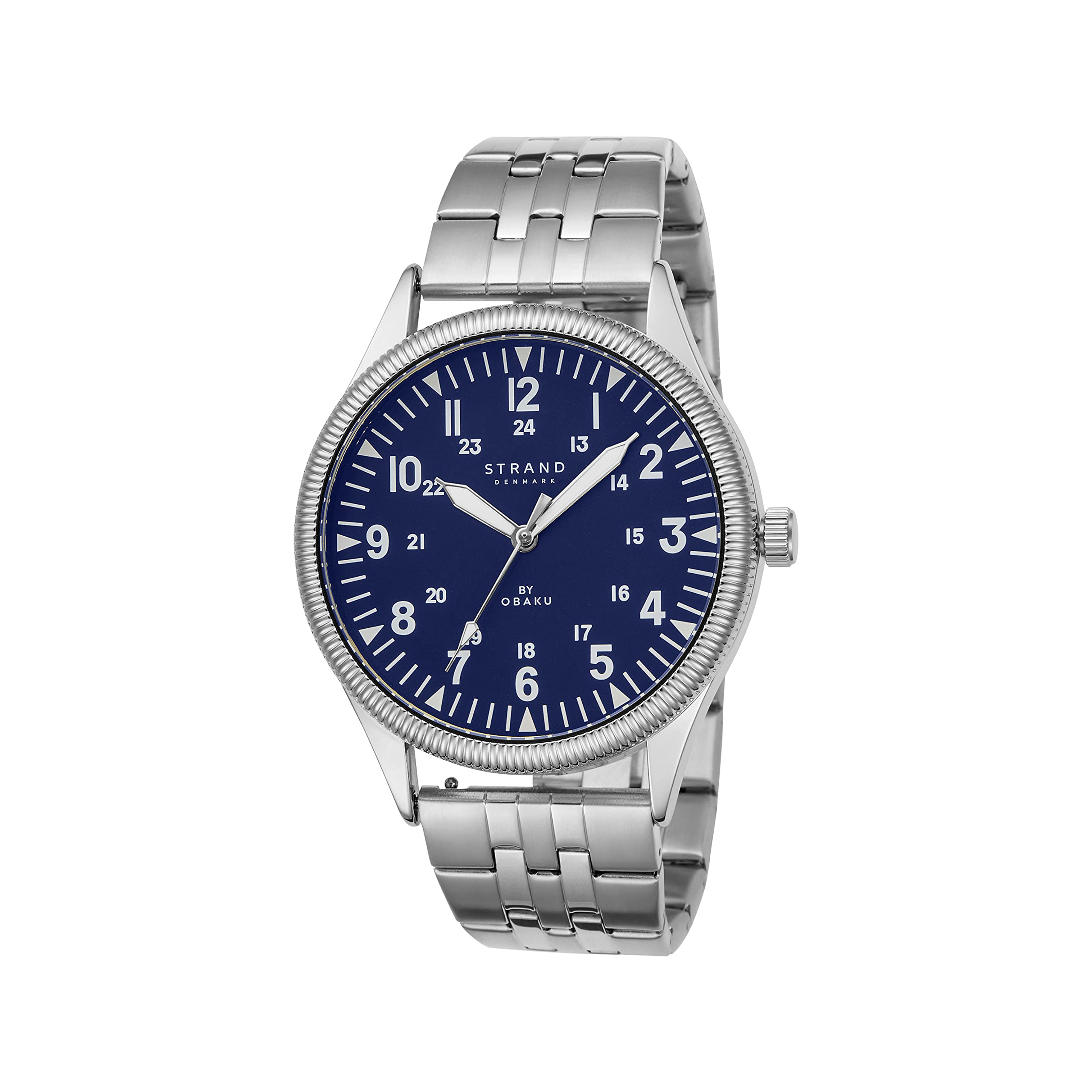 Strand By Obaku Reef Denim Analog Blue Dial Mens Watch-S724GXCLSC (B09H4DPSYH) Amazon Price History, Amazon Price Tracker