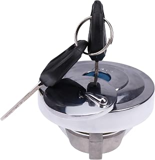 Fuel Tank Cap 51049-5004 with 2 Keys Compatible with Kawasaki VN900, VN1700, Vulcan 900, Vulcan 170,Yamaha XVS125, XVS250, XVZ1300, XV1900, XV1700 Gas Locking Cap Lid Cover