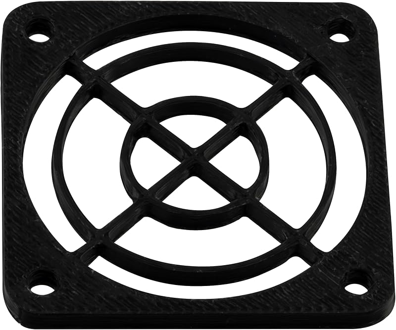 AERZETIX - Juego de 4 Rejillas de Ventilador de plástico 40x40 mm para Ordenador PC impresoras Equipos audiovisuales proyectores Multimedia | Color Negro