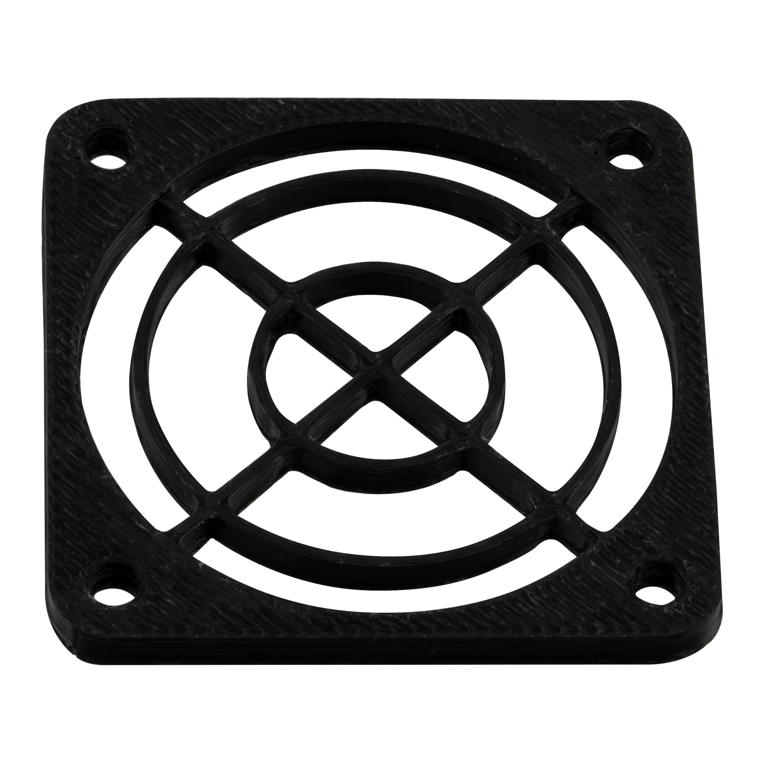 AERZETIX - Juego de 4 Rejillas de Ventilador de plástico 40x40 mm para Ordenador PC impresoras Equipos audiovisuales proyectores Multimedia | Color Negro - 1