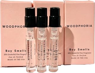 Boy Smells WOODPHORIA (UNISEX GENDERFUL) Sample Perfume Spray Vial EDP 1.5 ml / 0.05 oz - set of 3-6270