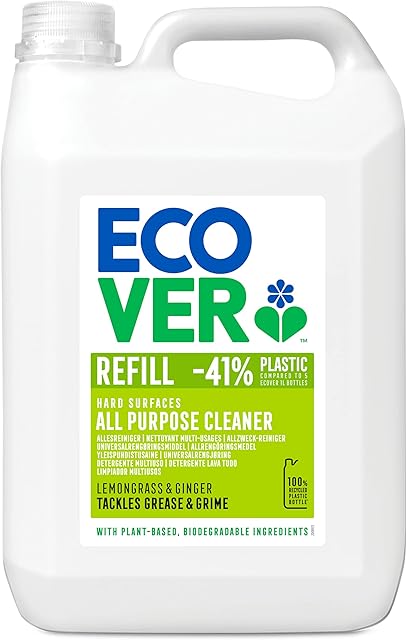 Ecover All Purpose Cleaner Lemongrass & Ginger Refill, 5L