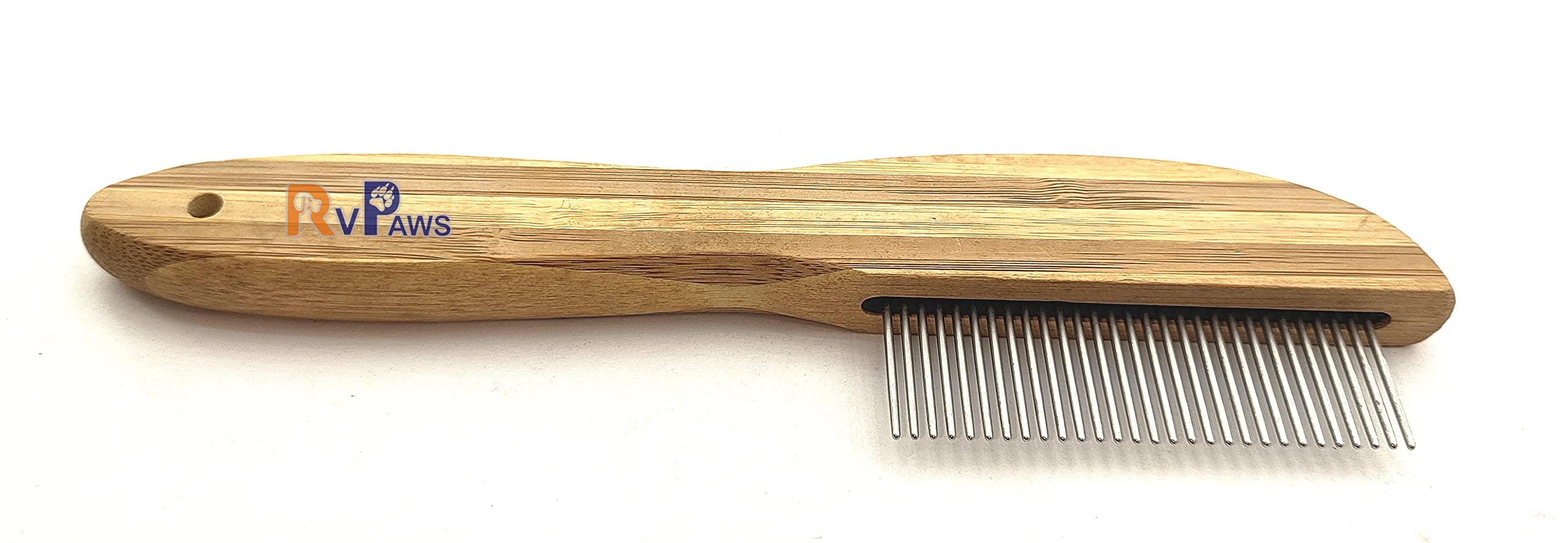 RvPaws Dog and Cat Wooden Handle Stainless Steel Teeth Anti Shedding Comb Pet Dematting Comb -Dogs Cats Long Short Thick Hair Comb Pet Fur Knot Remove Rake Shedding Grooming Brush (B0BK4BPT86) Amazon Price History, Amazon Price Tracker