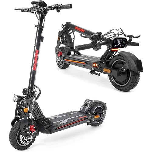 BACKFIRE M8 Electric Scooter for Adults with Local Service Center Dual Motors 1600W*2 Anti-Theft 72km Range Folding E-Scooter