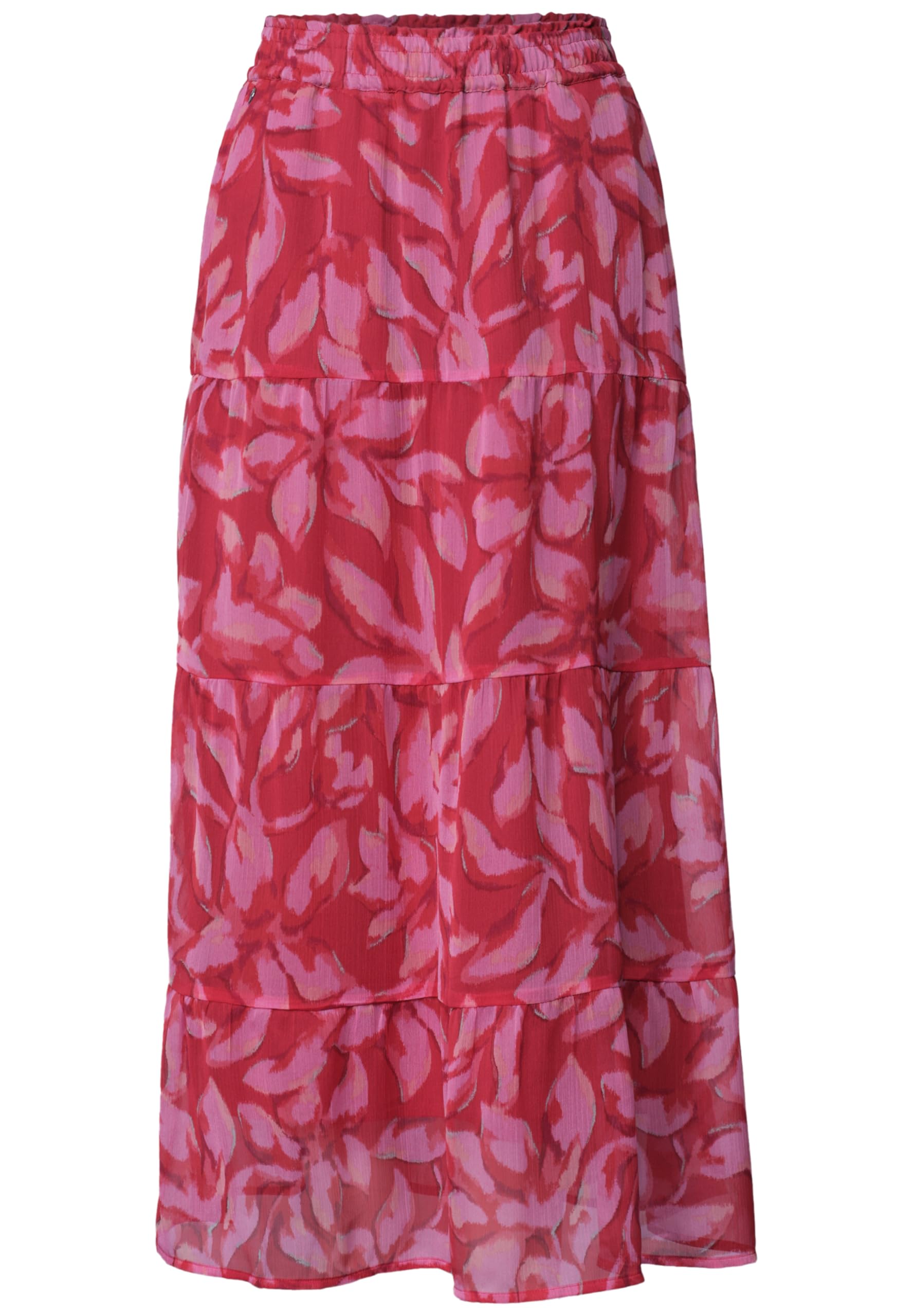 Street One Maxirock aus Chiffon mit Print