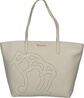 Borsa Shopping New Ninfea in pelle saffiano - Beige