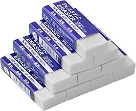 EULANT Eraser 10 Pieces, Soft Eraser White 2B with Storage Box for Students Teachers Drawing Sketches Writing Schools Offices Fine Art