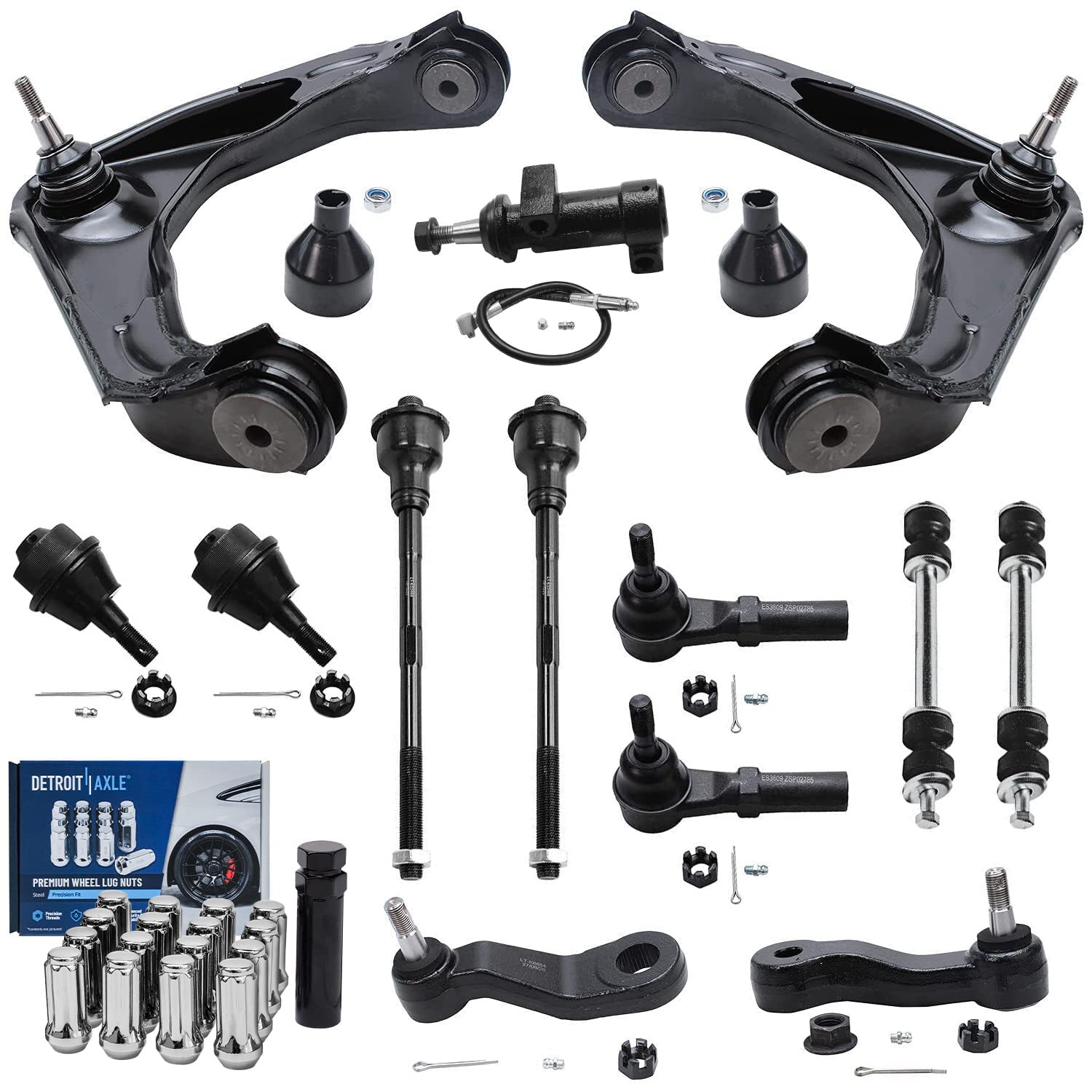 Detroit Axle - Front End Kit for 2001-2004 Chevy Silverado GMC Sierra 2500