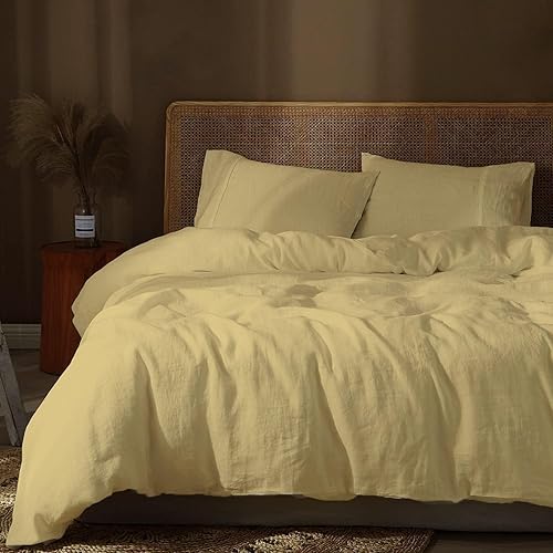 Miniatura 7 de Juego de funda de edredón de 3 piezas con 2 fundas de almohada, 100% algodón, funda de edredón extra larga para cama de tamaño individual