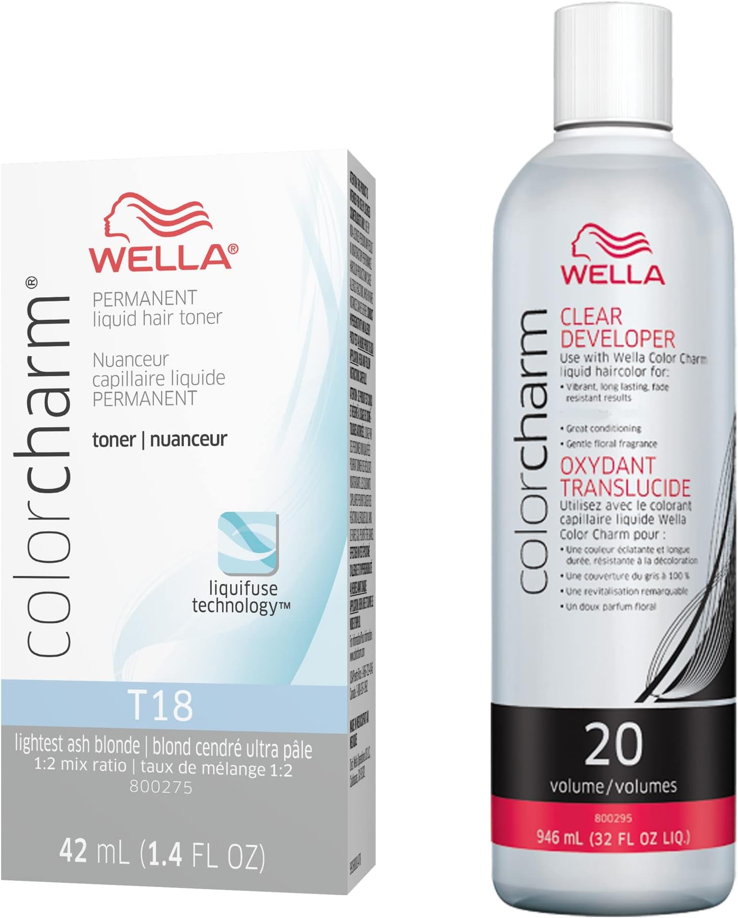 COLORCHARM Liquid Hair Toner + 20 Vol. Developer