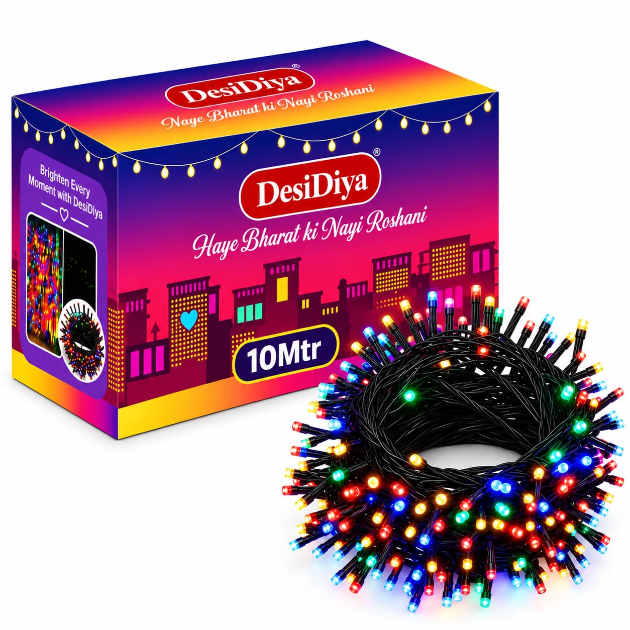 Fairy Rice Lights - Multicolor String Lights for Decor -1