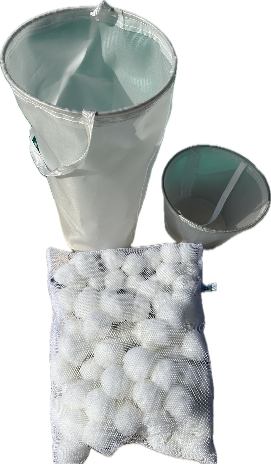 EasyClean EasyFilter Poche de Filtration Compatible Desjoyaux avec 1 Poche + 1 Sac de Balles Filtrantes + 1 Panier Skimmer Préfiltre