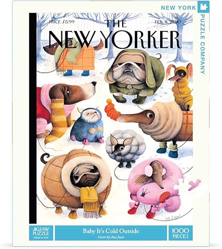 Miniatura 19 de New York Puzzle Company - New Yorker Hot Dogs - Rompecabezas de 1000 piezas para noches de juego familiares por Mark Ulriksen Hot Dogs 1000