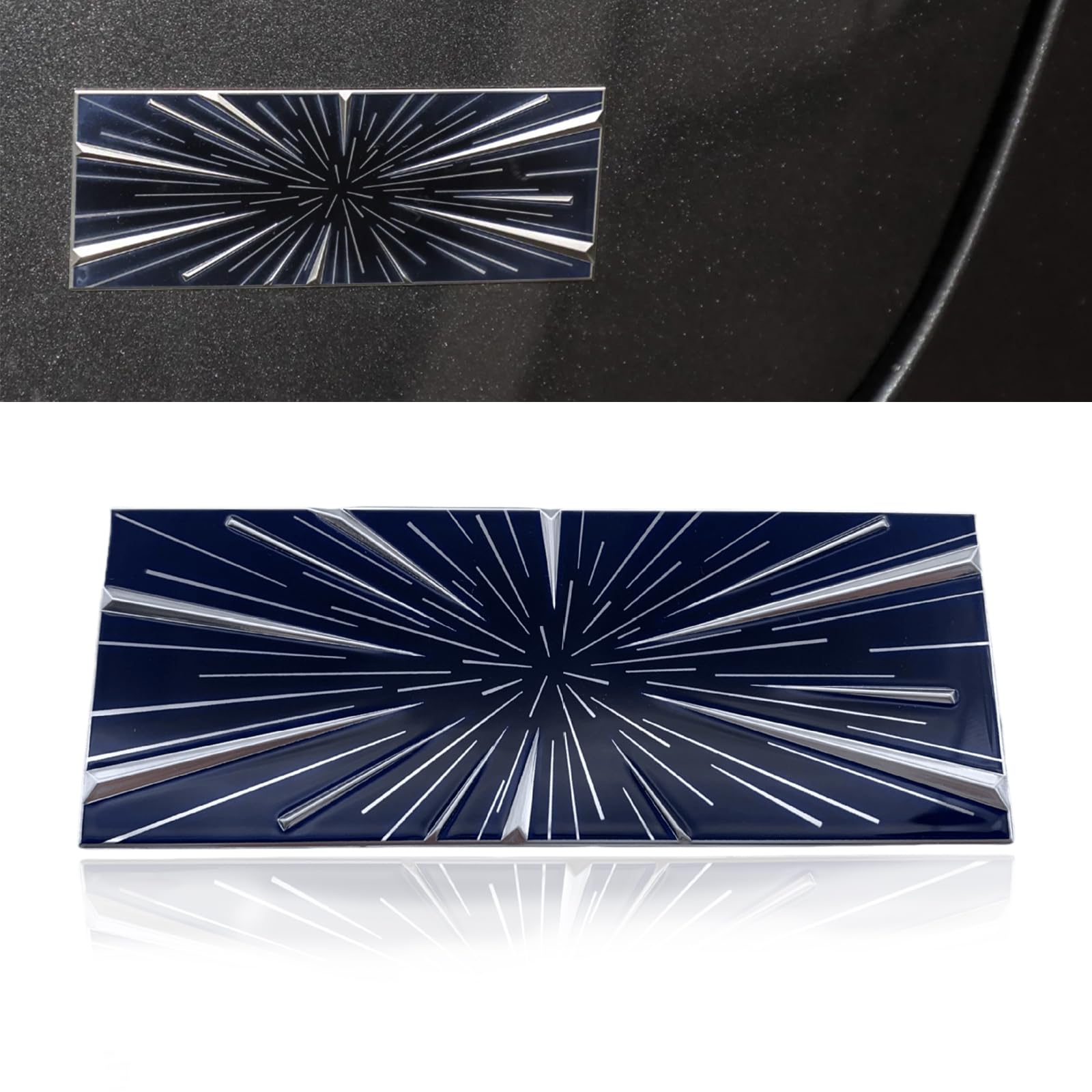 Performance Badge Emblem Compatible with Tesla Model 3 Y X S Cybertruck Roadster Highland Plaid Exterior Rear Trunk Accessories Sticker Decal Decorations Trim Decor Motor Part Emblems Modification