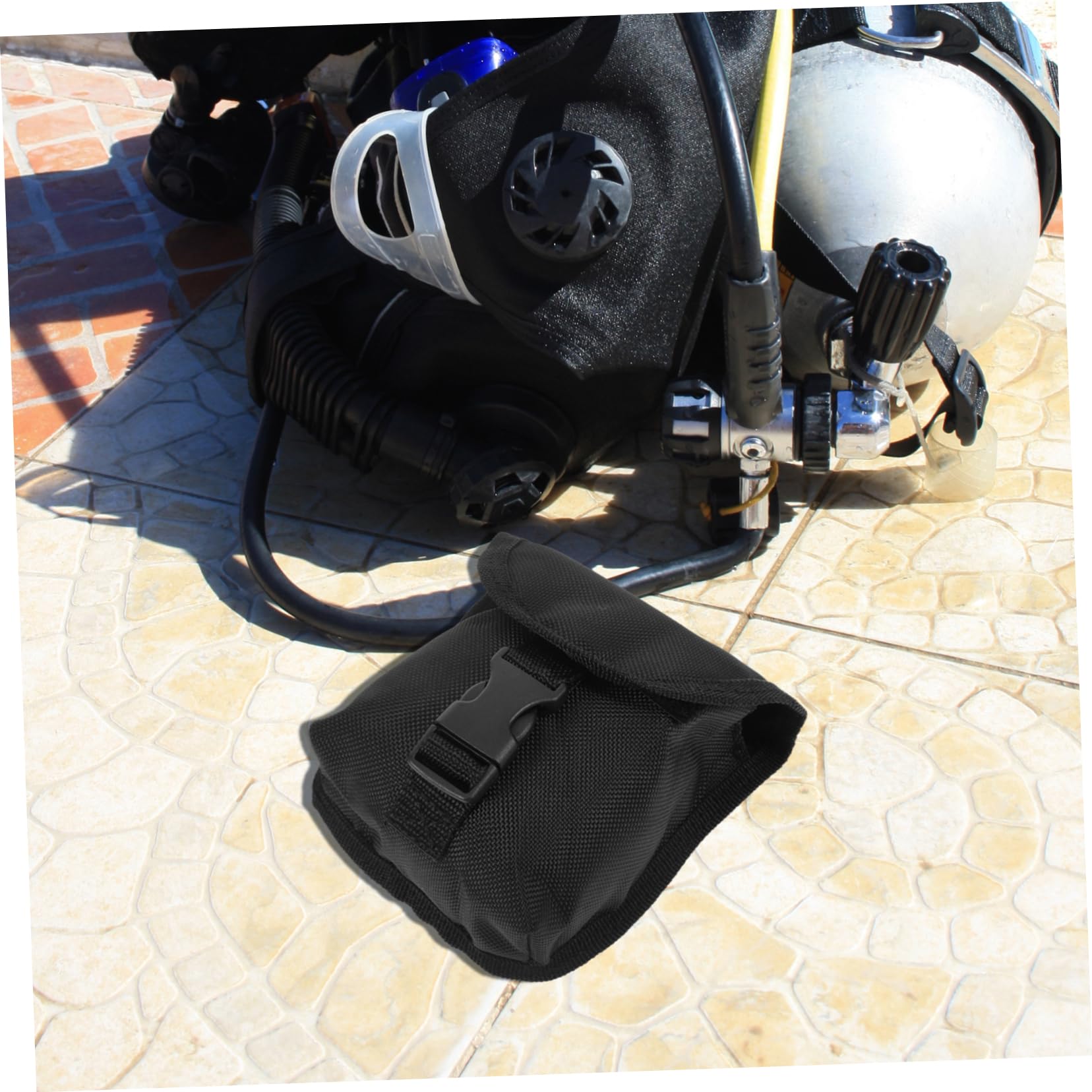 SUPVOX Scuba Diving Weights Bag Oxford Cloth Dive Weight Belt Pouch Pocket for Freediving