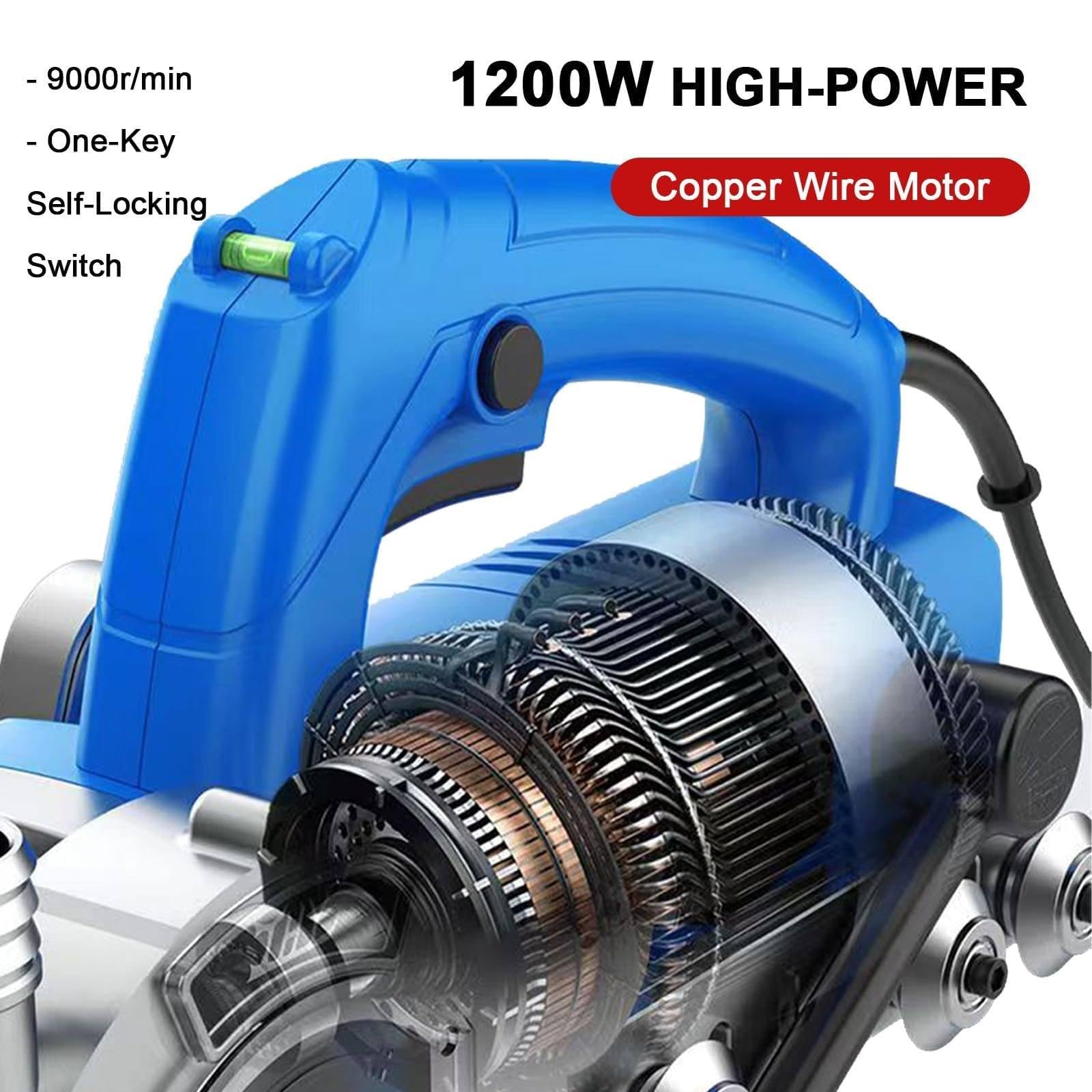 MáQuina EléCtrica De Limpieza De Juntas 9000 Rpm, Herramienta De ConstruccióN De Juntas 1200 W,Limpiador De Juntas De Baldosas CeráMicas PortáTil Con AspiracióN Para La Limpieza De Azulejos(A)
