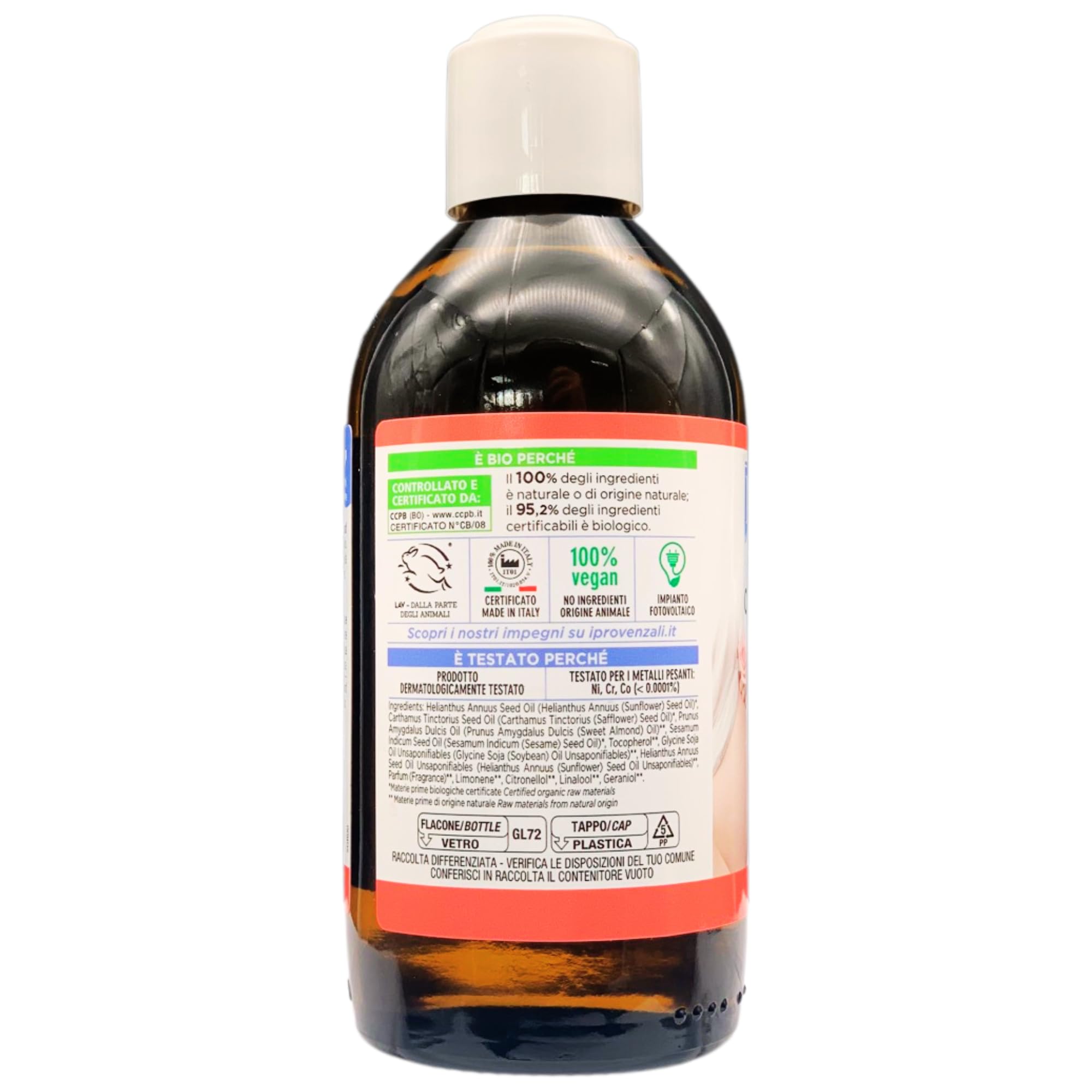2x Olio Biologico Da Massaggio MAMMA Idratante, Ideale In Gravidanza e Dopo Il Parto. Aiuta a Mantenere La Naturale Elasticità e Tonicità Della Pelle e a Prevenire La Comparsa Delle Smagliature 200ml