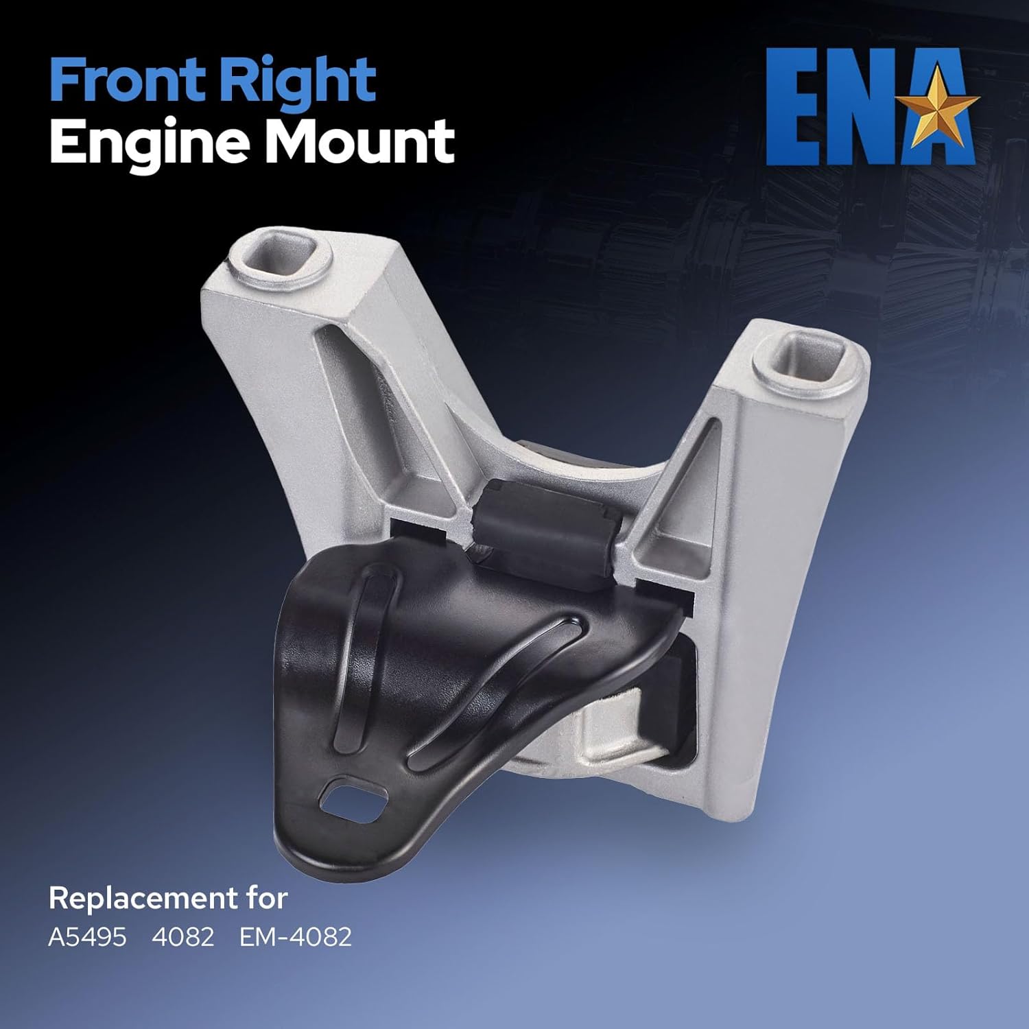 ENA Front Right Motor Mount Compatible with Ford Focus 2.0L Auto Trans Replacement for A5495