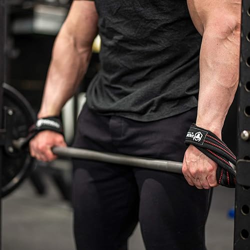 Miniatura 4 de Correas de levantamiento resistentes para peso muerto, correas de muñeca de figura 8 para levantamiento de peso pesado, hombre fuerte, levantamiento