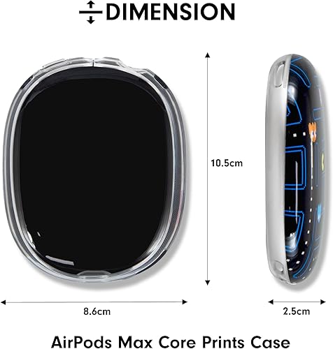 Miniatura 2 de Sonix Funda Protectora para Auriculares AirPods Max - Elegantes Cubiertas de Orejas de Carcasa Dura de TPU | PAC-Man Pac-man,Care Bears x Plaza