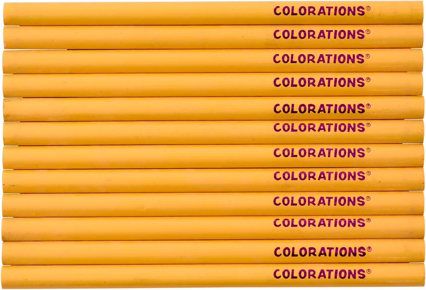 Colorations Primary Pencils Without Erasers - 6 Packs of 12, 72 Total - Bulk School Supplies, Individual Boxes