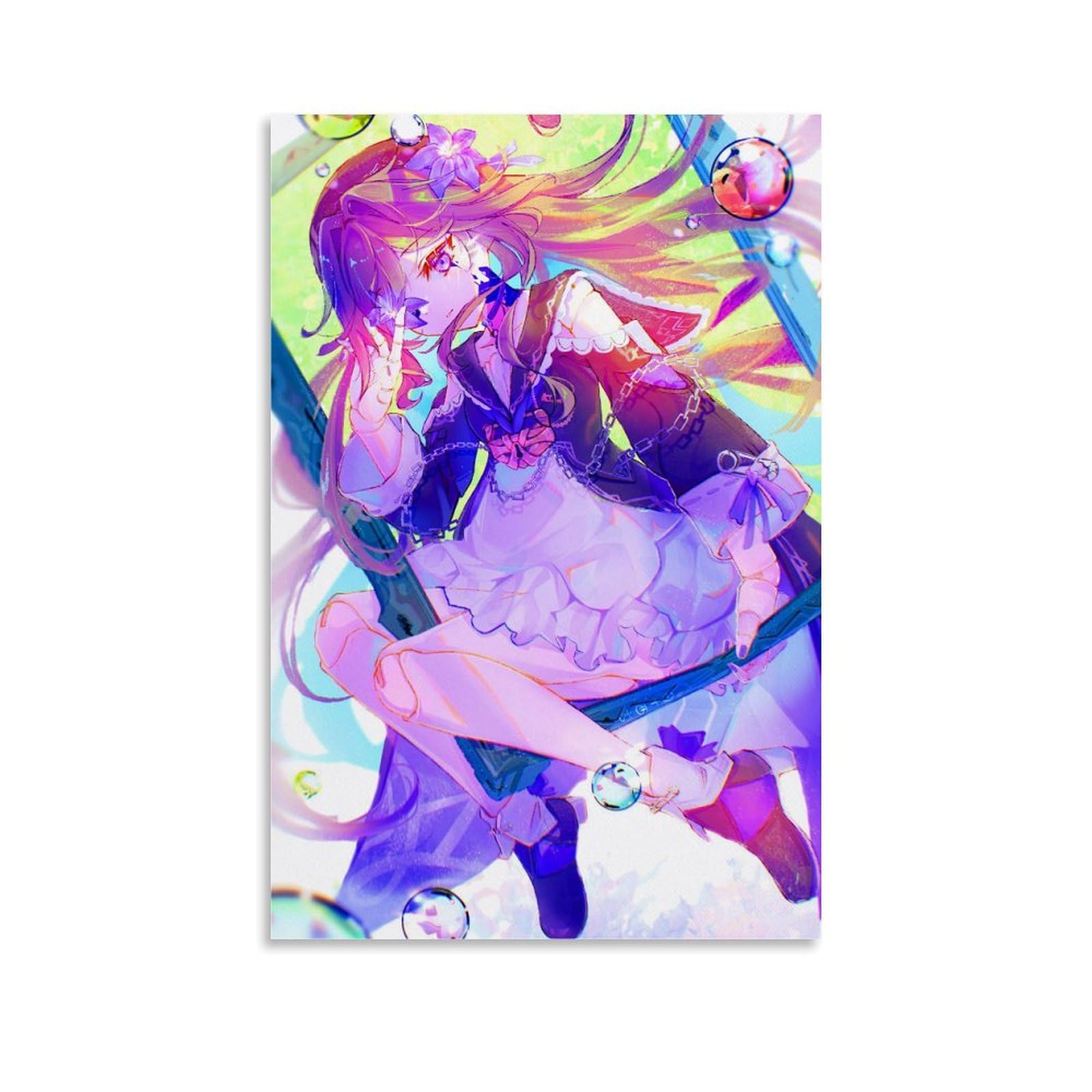 FBBINKAGame Honkai Star Rail Herta Living Bed Room Decor Modern Aesthetic Wall Art Posters Gift For Friend Unframe-style 20x30inch(50x75cm)