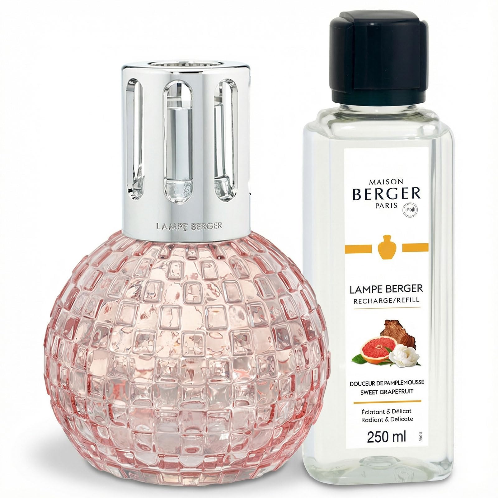 Cofre Lámpara Catalítica Disco Rosa Maison Berger Paris 1898