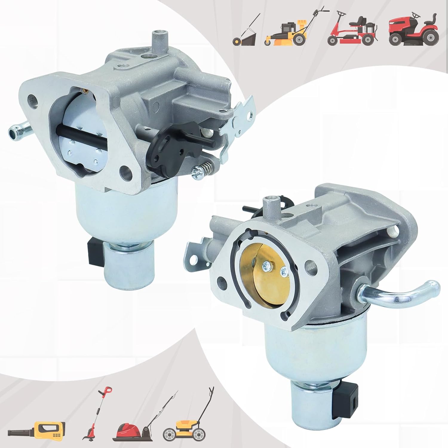 16 853 19-S Carburetor Fits for Kohler KT715 KT725 KT730 KT735 KT740 KT745 7000 Series Replacement for 32 853 63-S 32-853-67-S 1685319S kh-32-853-34-S 32 853 50-S with Air Filter Fuel Pump