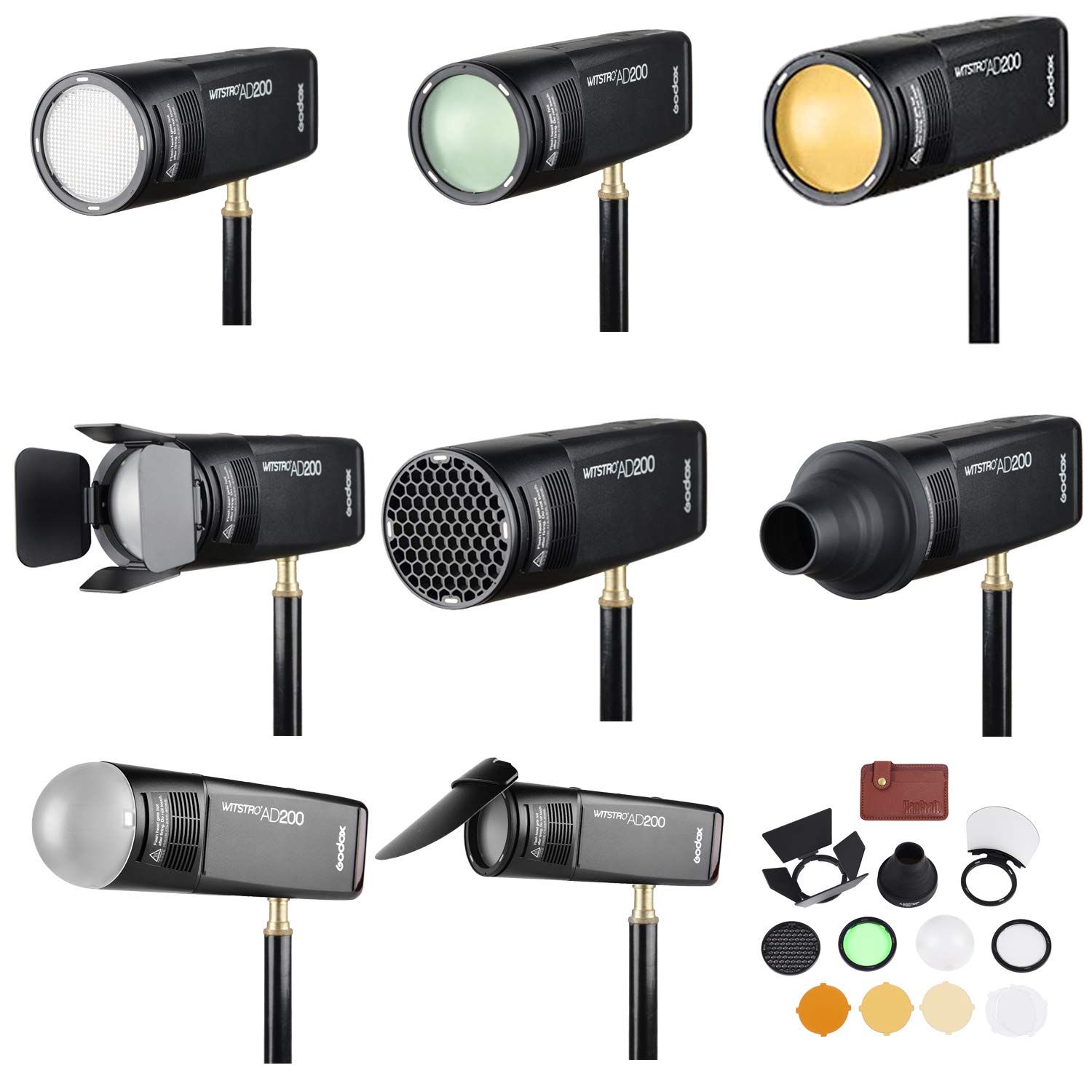 GODOX H200R Tête flash ronde pour AD200