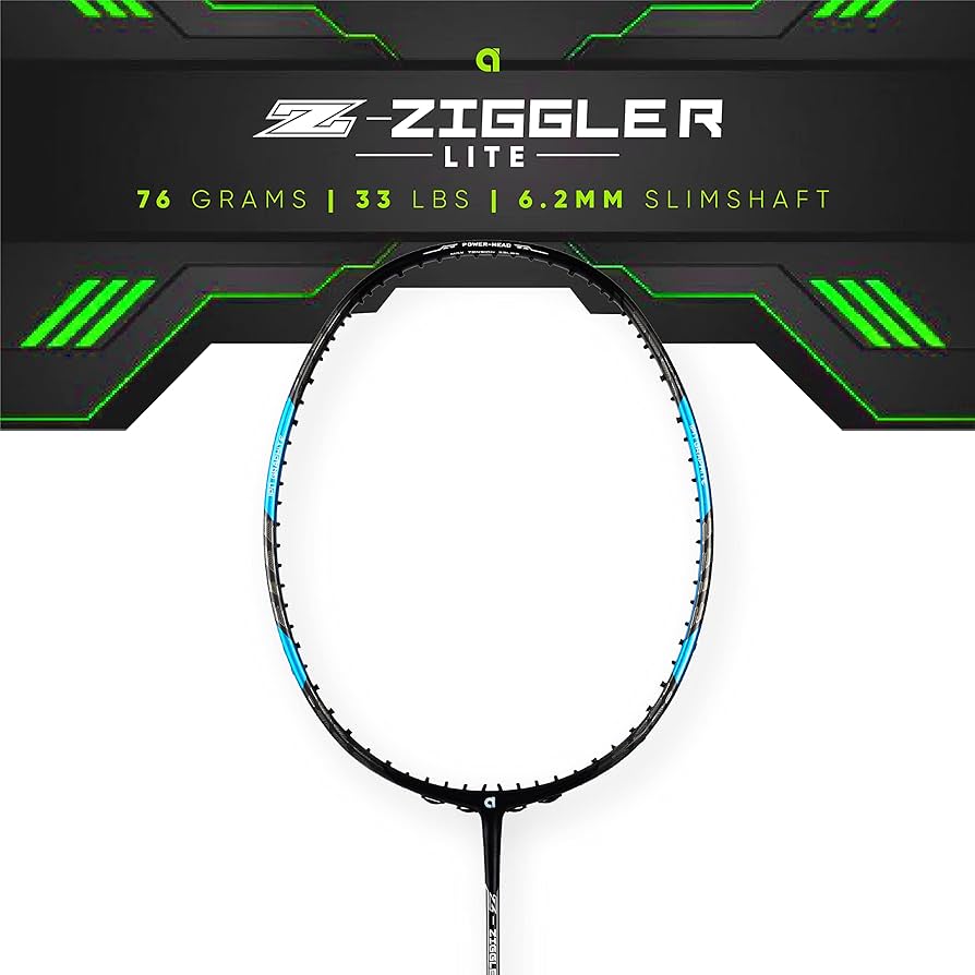 Apacs Z-Ziggler Lite (76g, 33 LBS) Unstrung Badminton