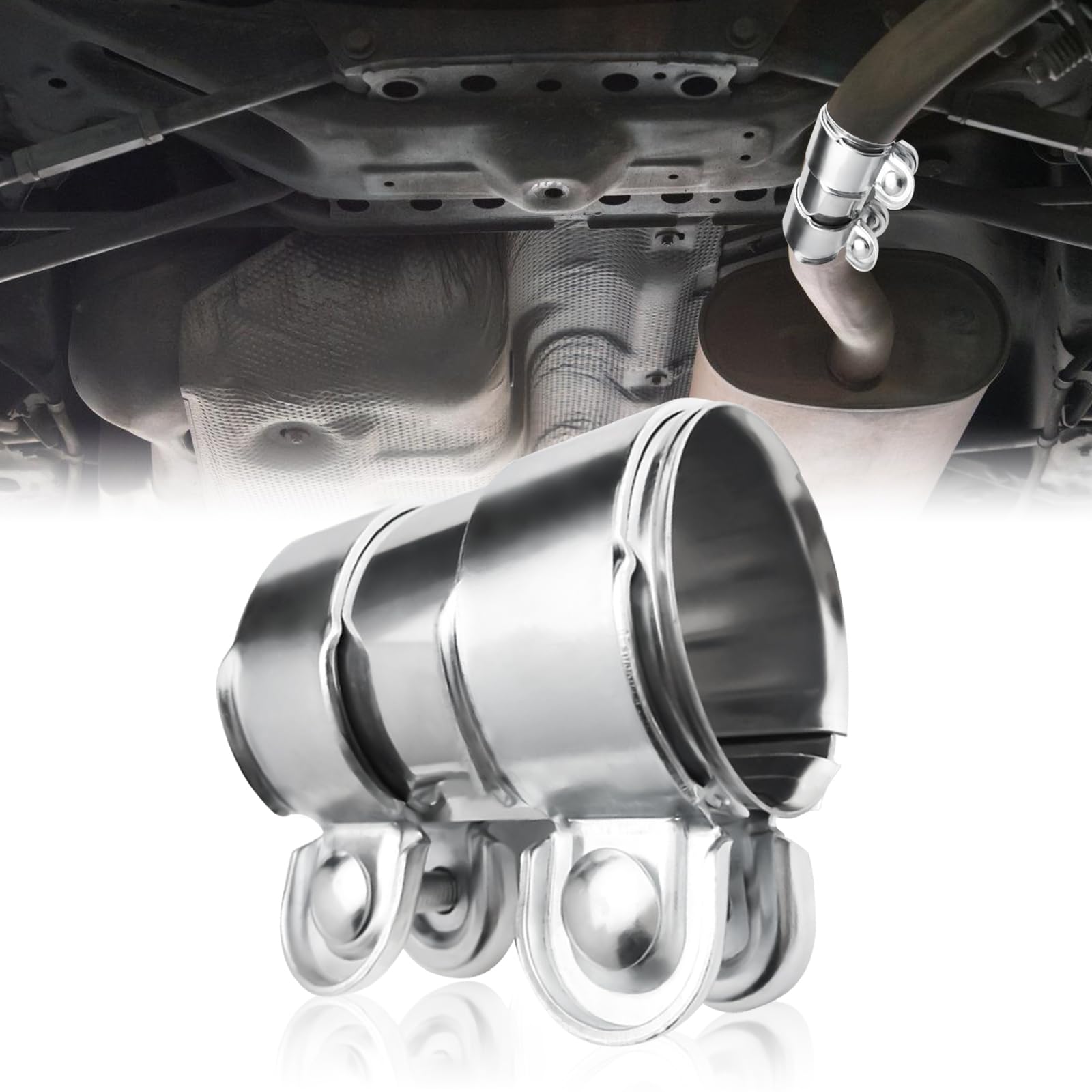 Canna Fumaria Parete Doppia Coibentata Inox Fascetta Di Bloccaggio Dn - Foto 11