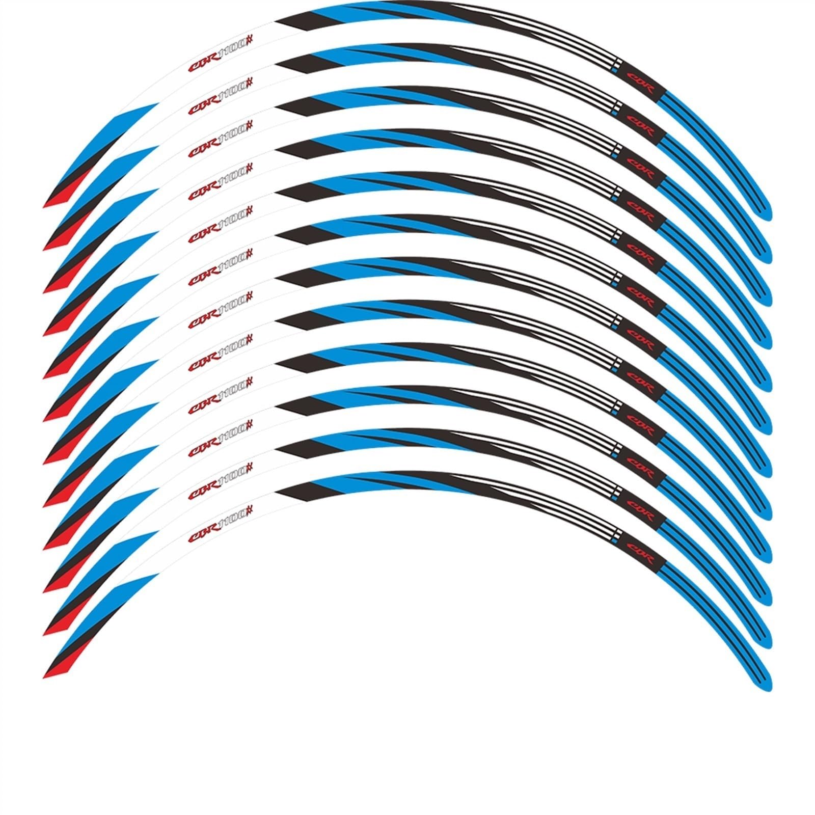 for 1100XX for CBR 1100 for XX for Super Blackbird 1997-2009 2008 Motorcycle Decal Decorative Stripe(3)