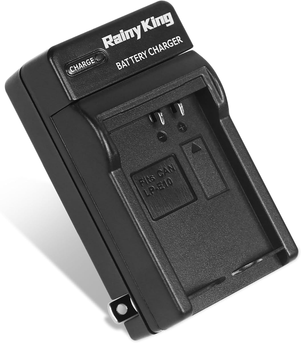 LP-E10 Battery Charger for Canon EOS Rebel T3, T5, T6, T7, Kiss X50, X70, X80, X90, 1100D, 1200D, 1300D(NOT Compatible with T3i T5i T6i T7i)
