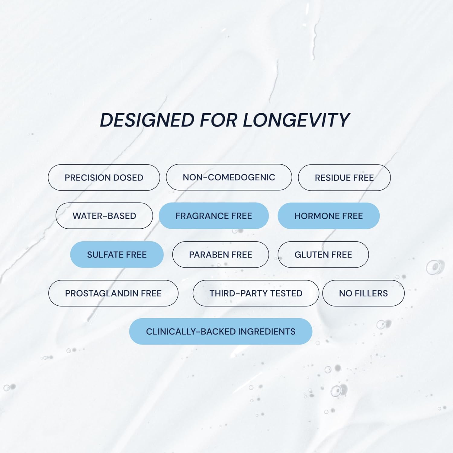 Blueprint Bryan Johnson Hair Peptide Serum – 8 Peptide Scalp Treatment with Caffeine & Curcumin – Fragrance Free Scalp Serum for Thicker, Fuller Hair – Lightweight Leave-In Formula (50 mL) - Image 8