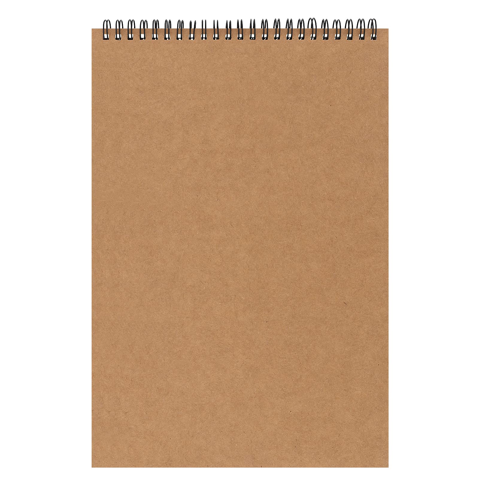 MUKLEI Paquete de 8 cuadernos de bocetos A4, cuaderno de bocetos de papel de 160 g/m², 30 hojas/60 páginas, tapa de papel kraft marrón