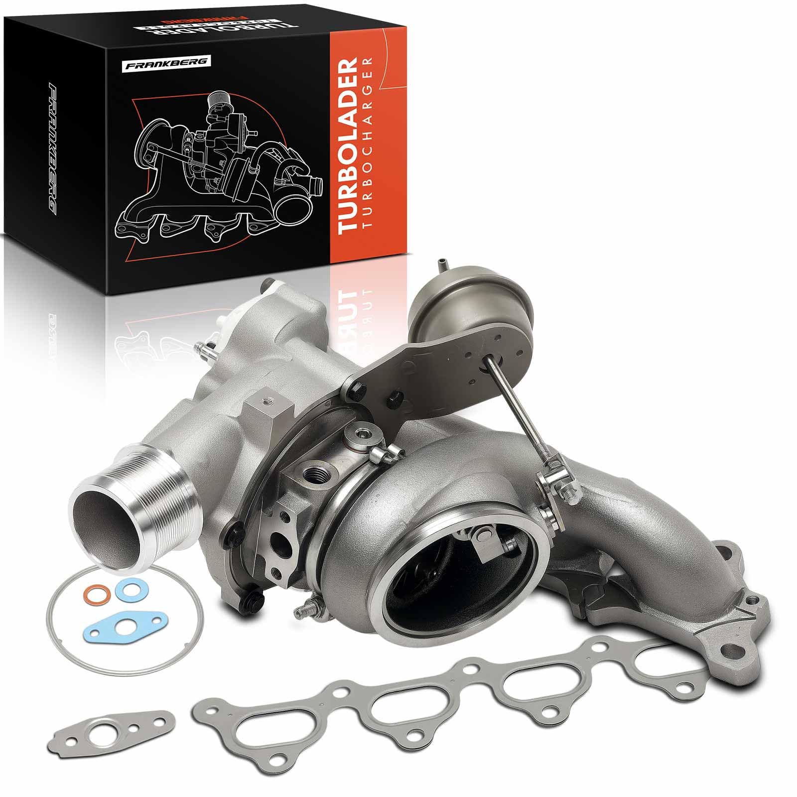 Frankberg Turbocompressore gas di scarico turbocompressore 55355617 | Compatibile con: Corsa D S07, Astra H GTC A04, Astra J P10, Astra J Caravan P10, Astra H Twintop A04