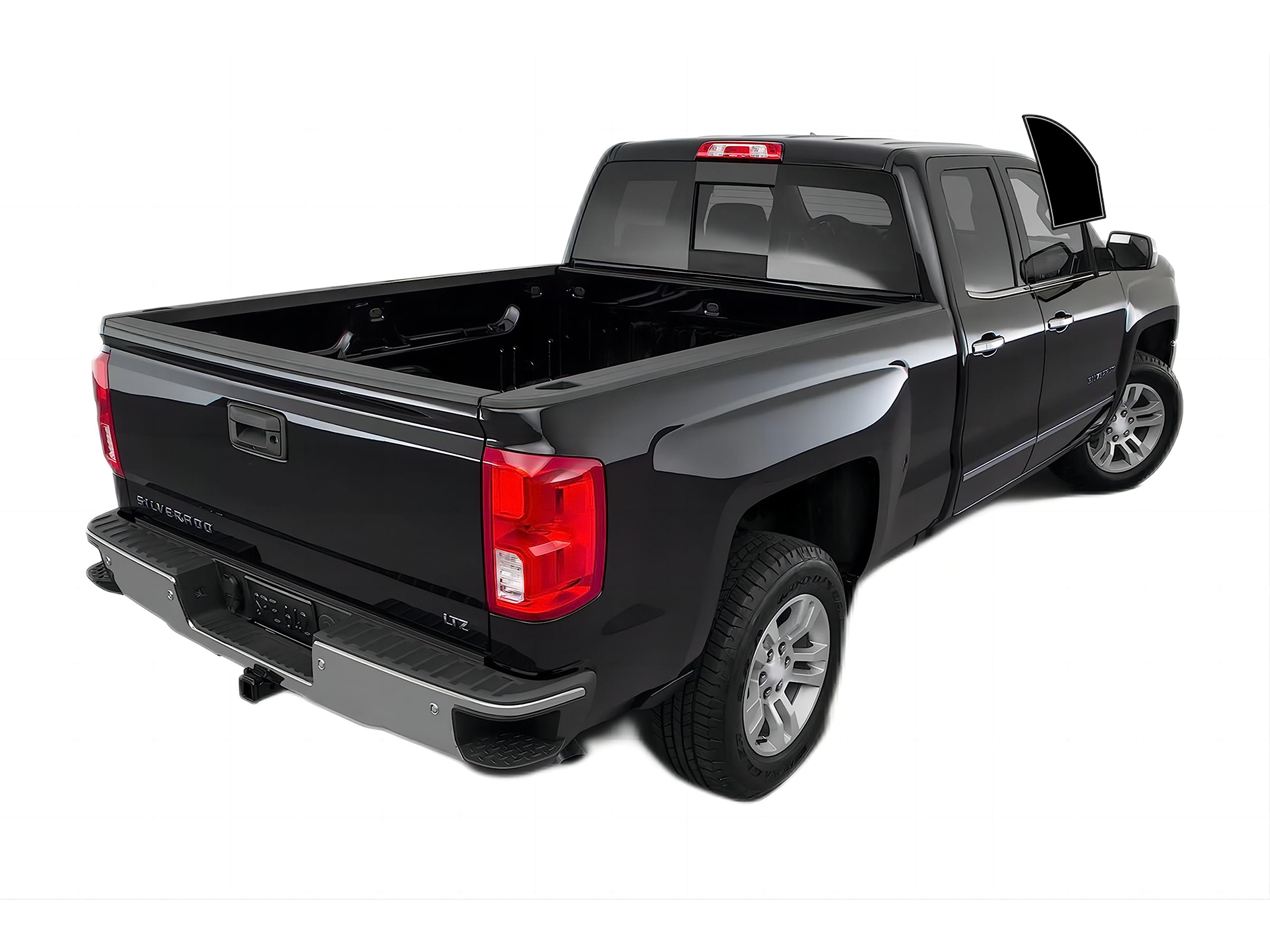 AUTOTEK Precut Window Tint Film Front Two Door Windows Tint Film Cars Sun Blocking Protection Privacy Anti Shatter Glass 2 Ply Computer Cut Any Tint Shade for Chevy Silverado 1500 Extended 2014-2018