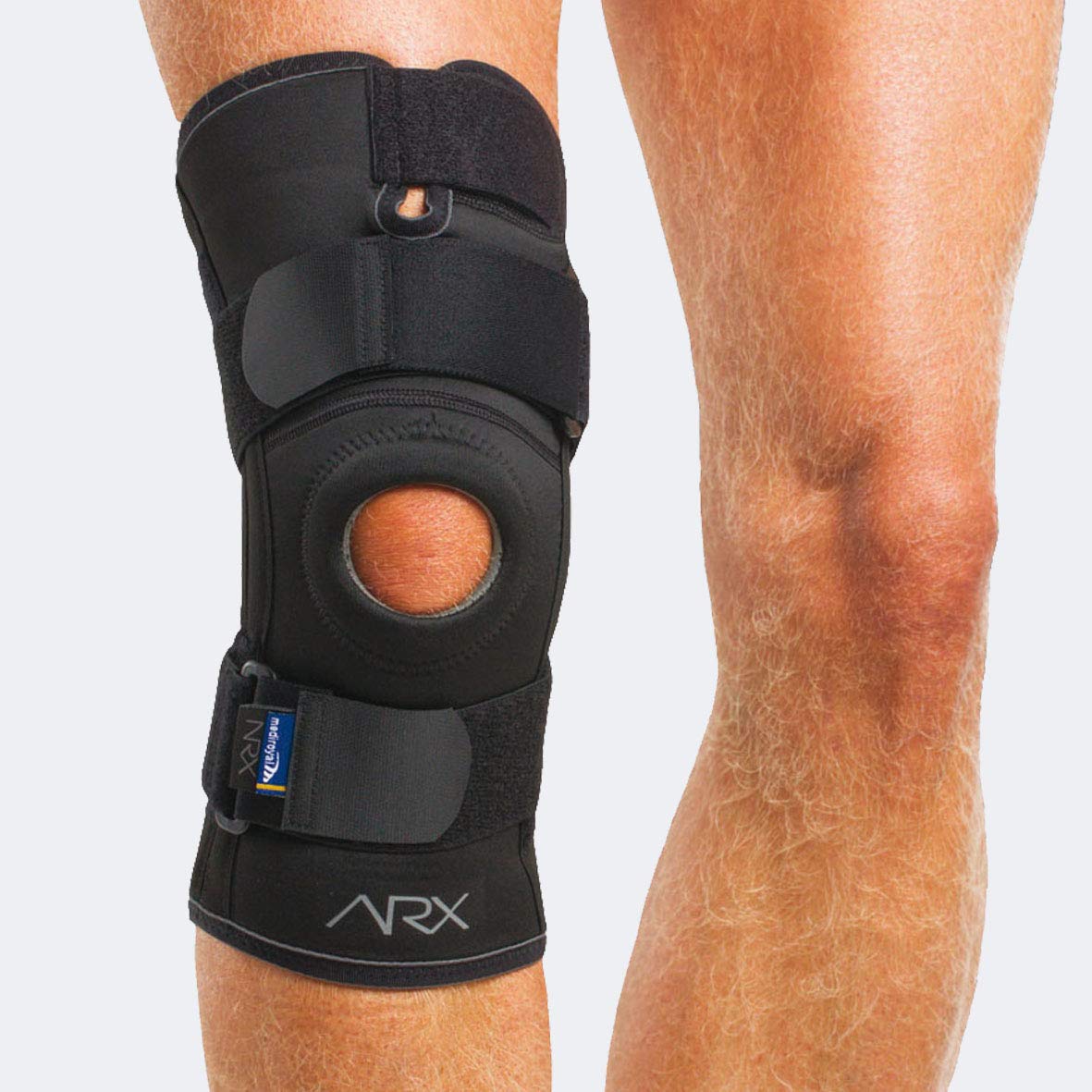 ARX 323 Ginocchiera tubolare con stecche a spirale (Large Circonferenza ginocchio(da 38 a 42 cm))